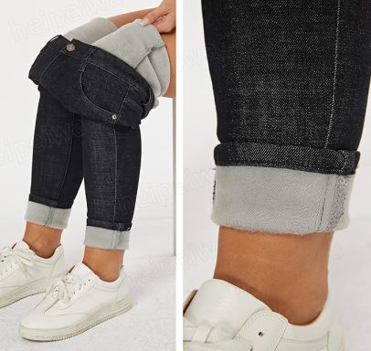 Fleece Lined Stretch Jeans